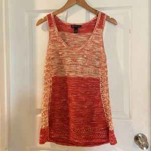 INC International Concepts Crochet Sleeveless Tank